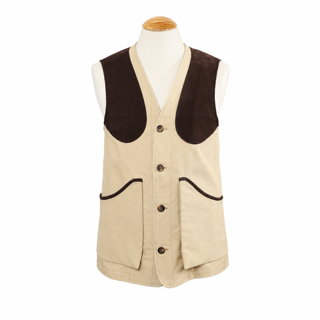 CHALECO TIRADORA LIMPOPO BEIGE