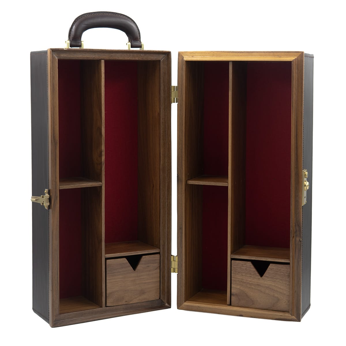 ESTUCHE CHAMPÁN NOGAL