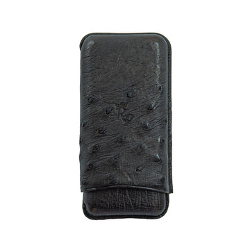 PURERA PARA 3 PUROS PIEL AVESTRUZ