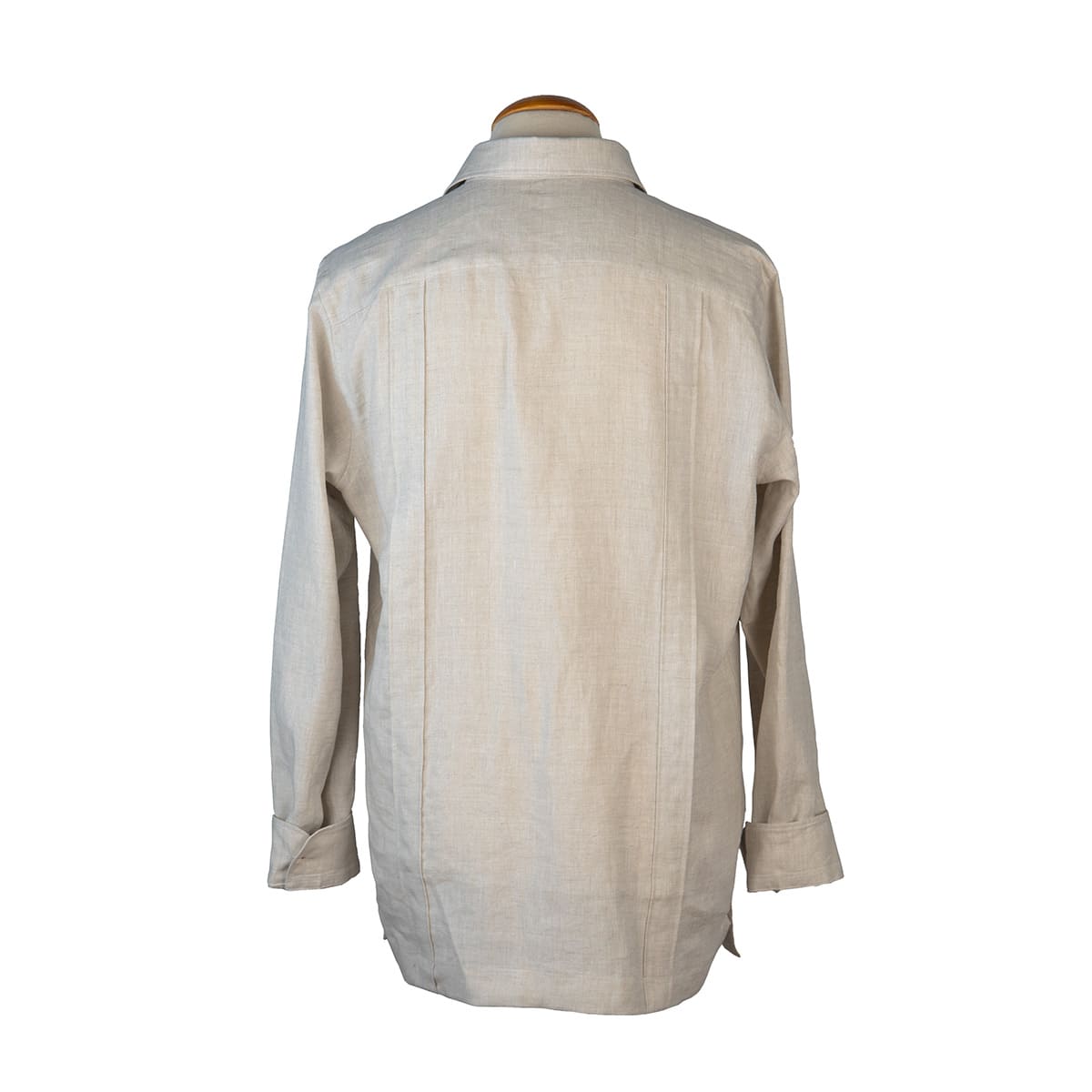 CAMISA GUAYABERA UNISEX CREMA