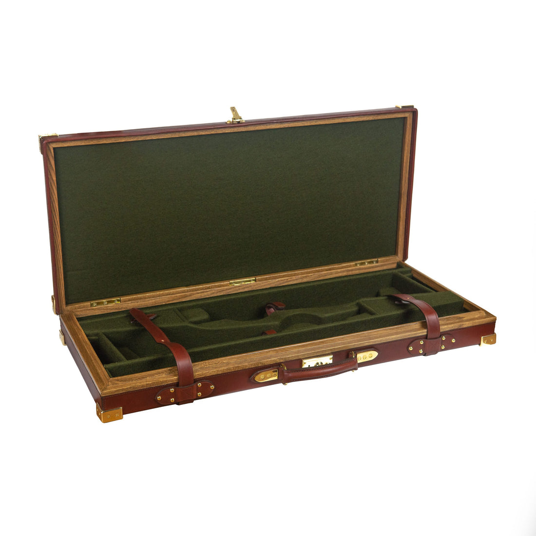 ENGLISH 2-GUN CASE, OAK