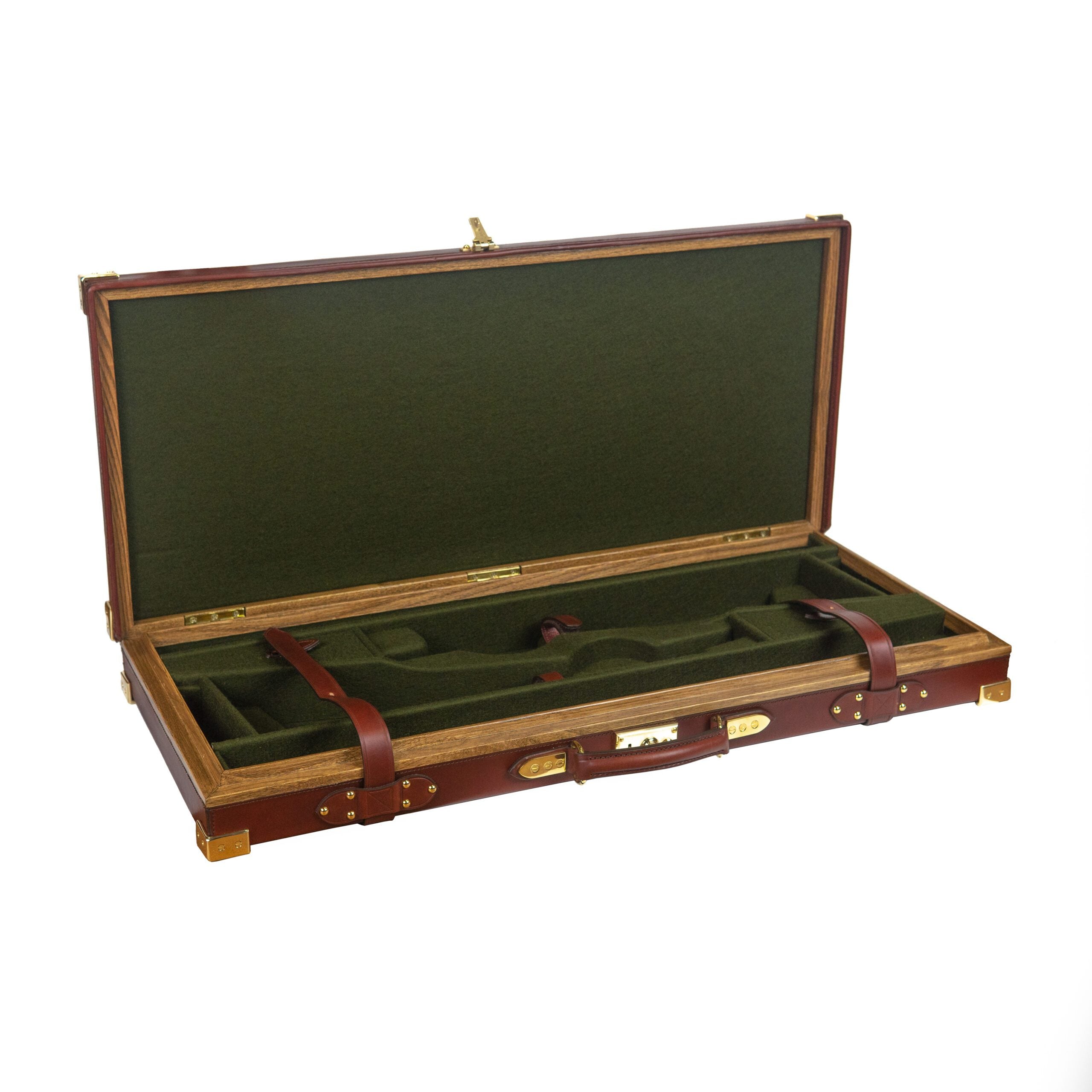 ENGLISH 2-GUN CASE, OAK