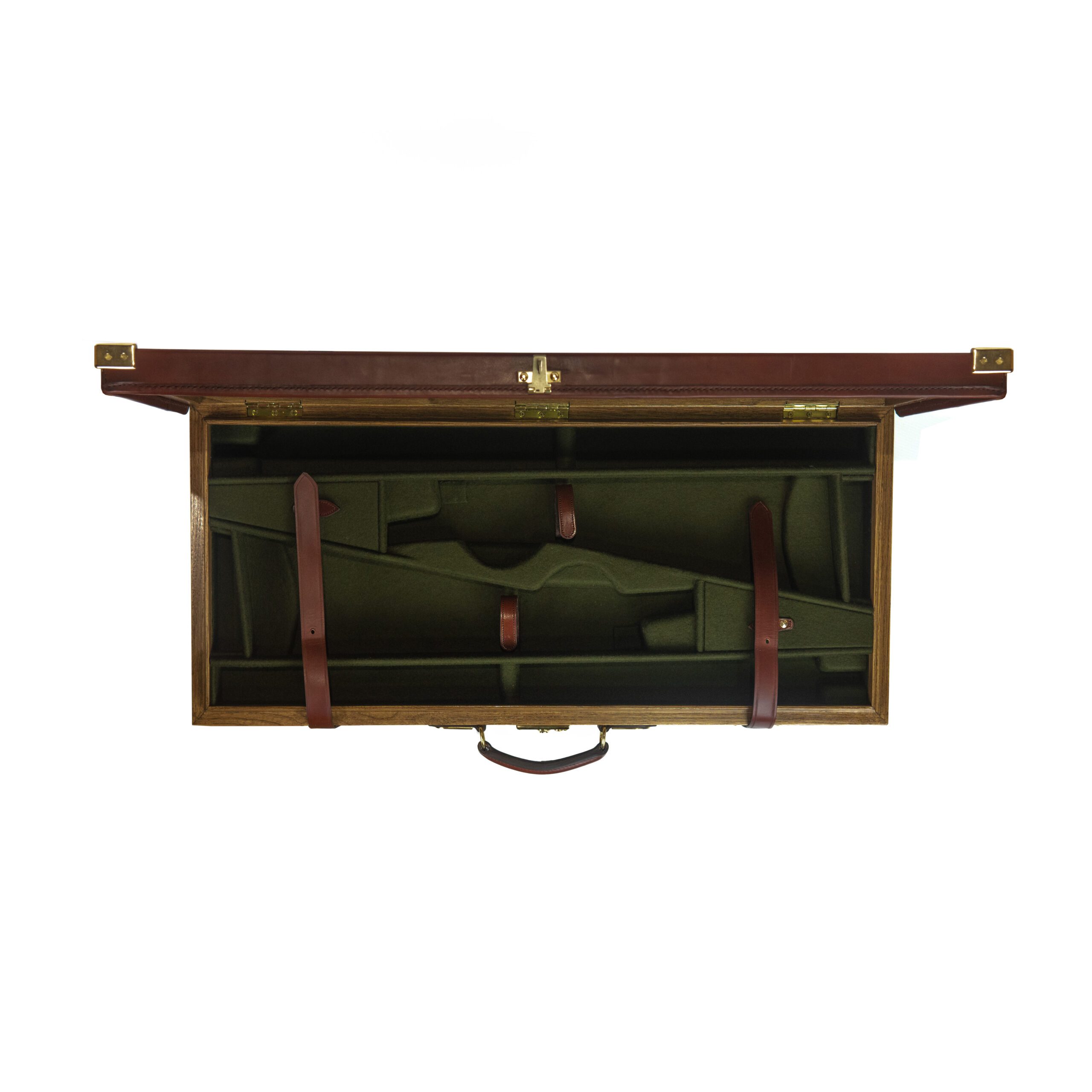 ENGLISH 2-GUN CASE, OAK