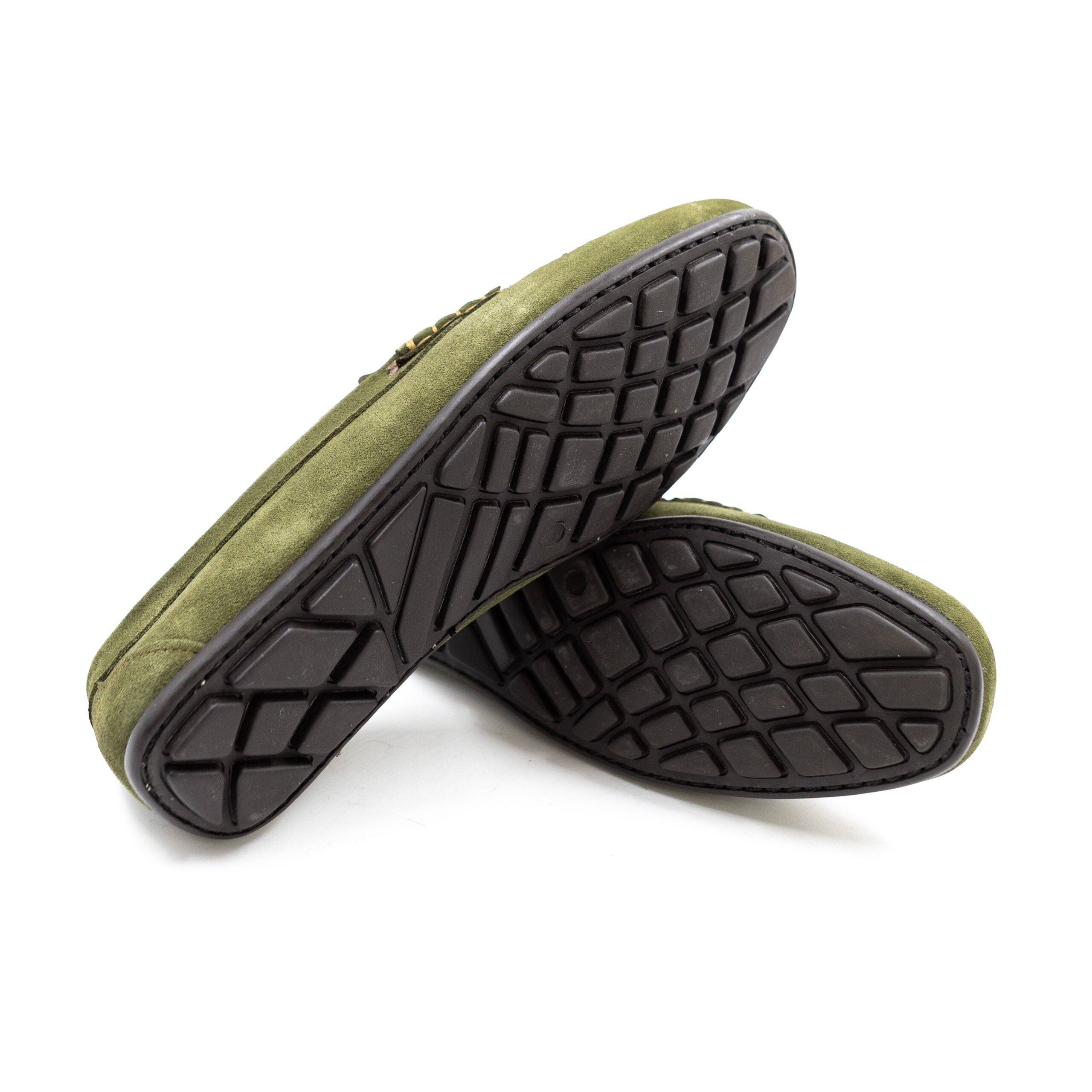 GREEN SUEDE LOAFER