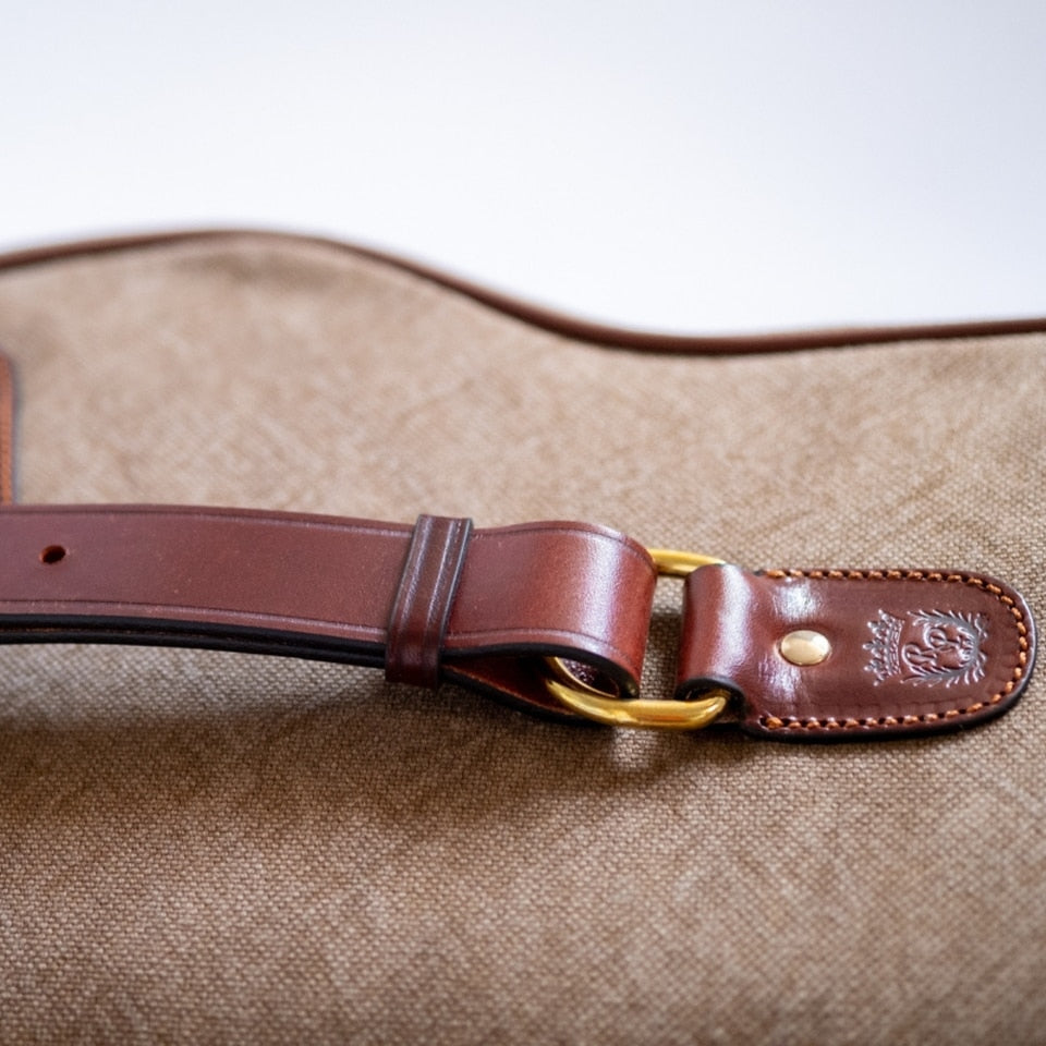 Funda de rifle acolchada piel y loneta
