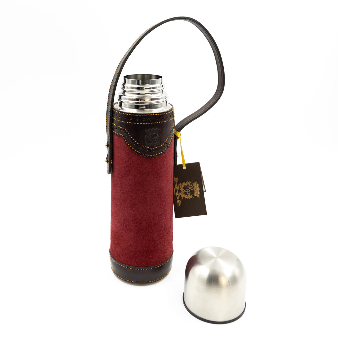 WATER BOTTLE 1L GARNET SUEDE